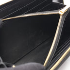 Celine Round Long Wallet Triomphe Large Zip 10 B55 2 BQ3 38 NO Black — view 5