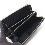 Celine Round Long Wallet Triomphe Large Zip 10 B55 2 BQ3 38 NO Black — view 3