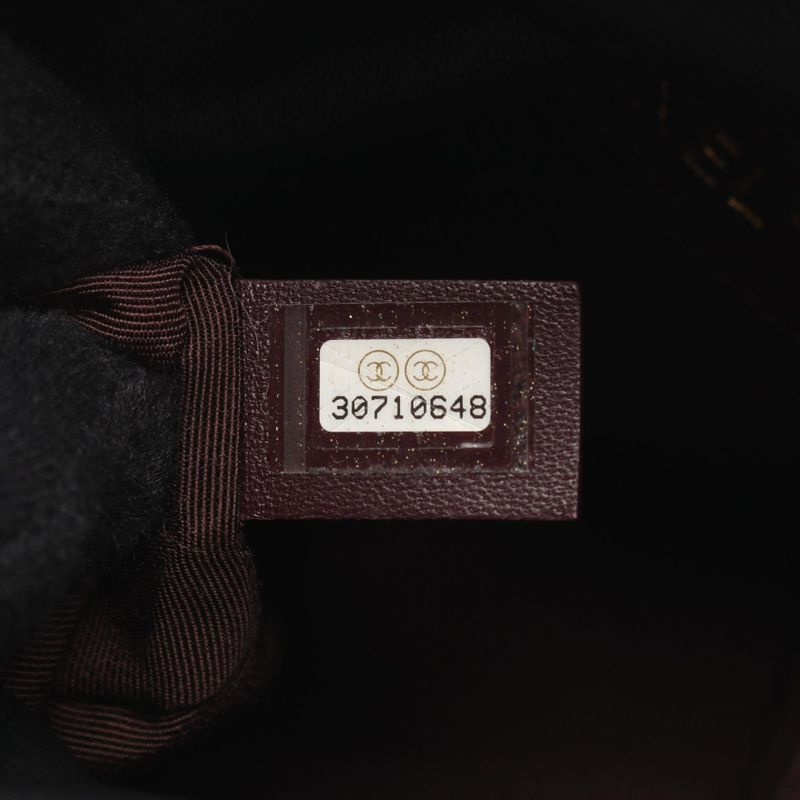 Chanel Shoulder Bag As2313 Black Lambskin Bucket Drawstring Chain — view 6