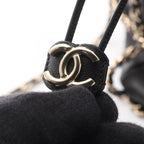 Chanel Shoulder Bag As2313 Black Lambskin Bucket Drawstring Chain — view 8