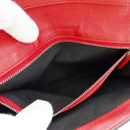 Fendi Wallet Long Leather Bug's Eye Black Flap Style — view 8