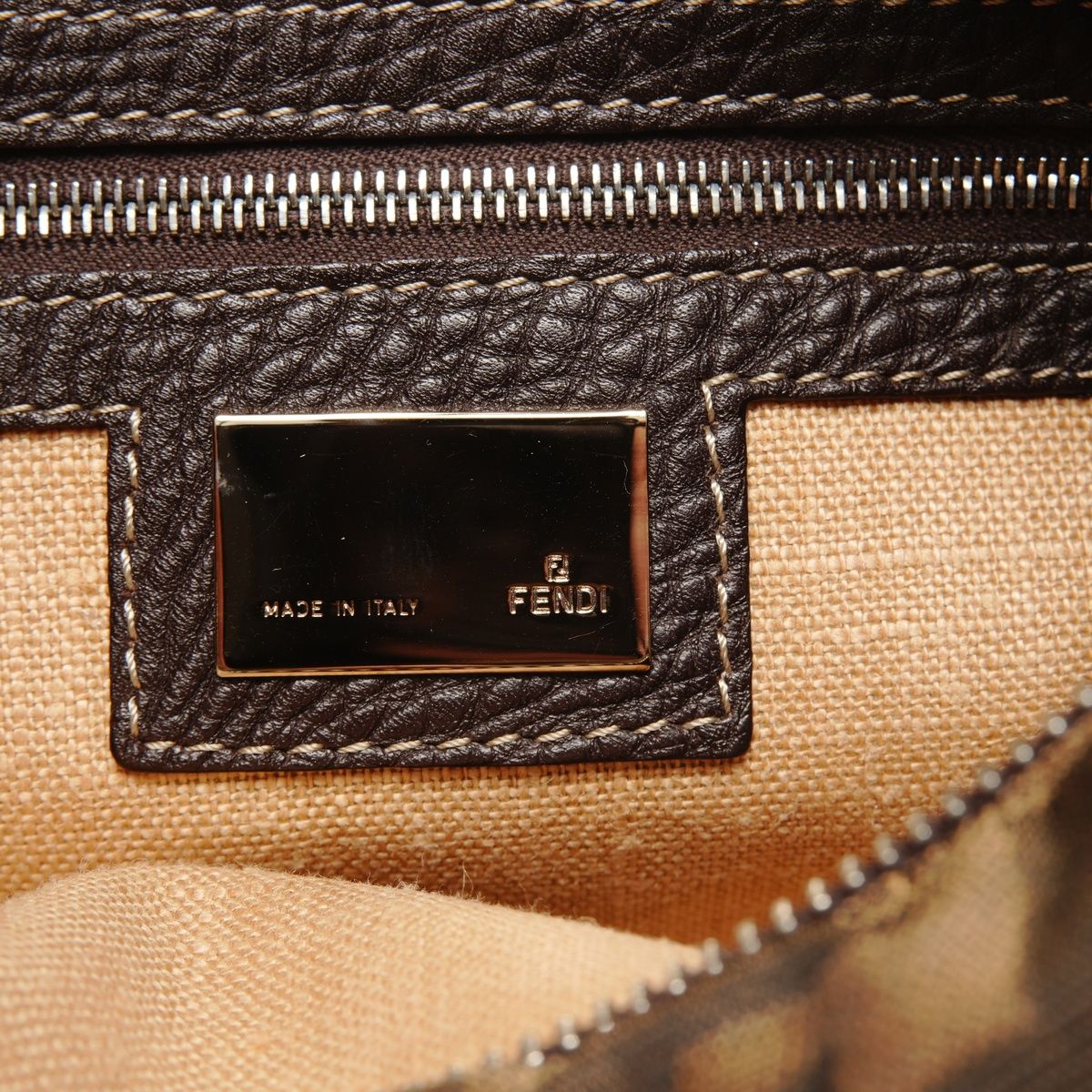 Fendi Shoulder Bag Zucca Canvas — view 9