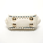 Fendi Shoulder Bag Fur Leather Mini Pearl 2-Way Ivory — view 7