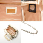 Fendi Shoulder Bag Fur Leather Mini Pearl 2-Way Ivory — view 9