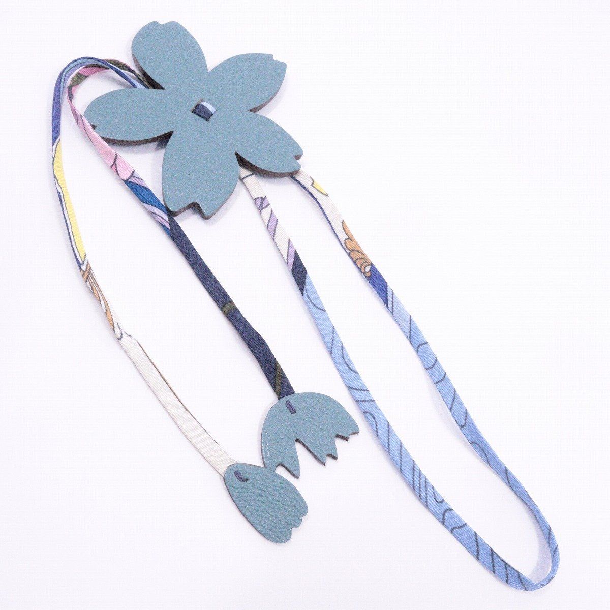Hermes Petite Ash Charm Cherry Blossom Blue — view 4