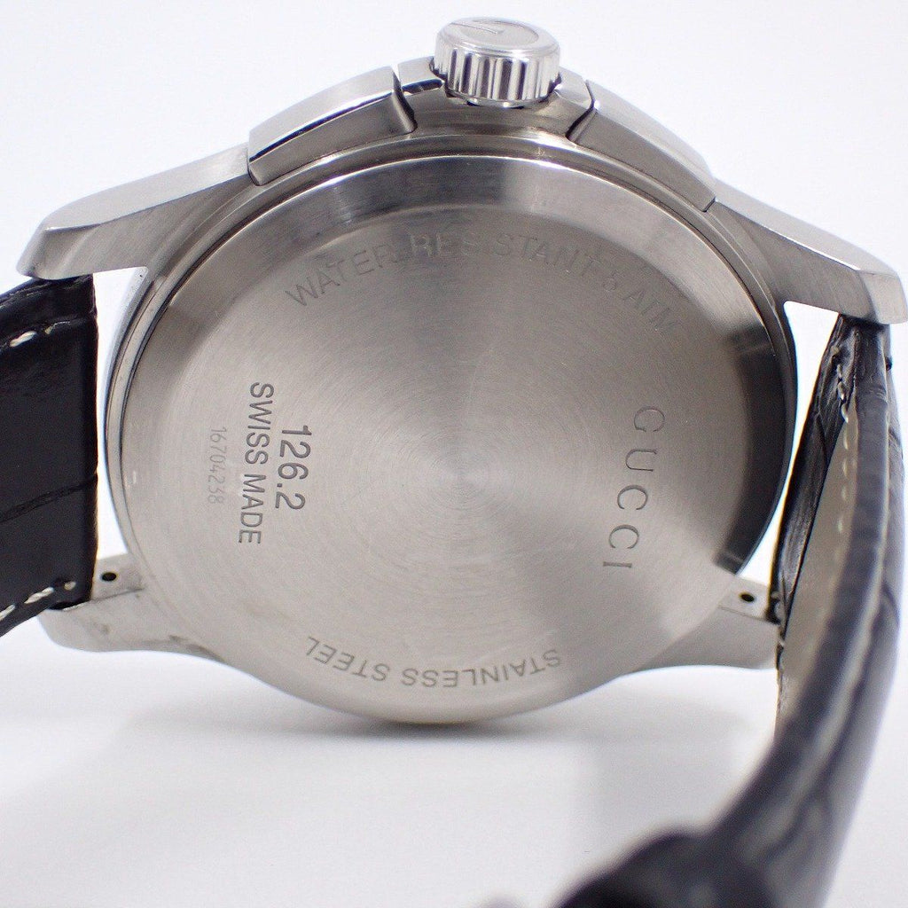 Gucci 126.2 Timeless Chronograph Quartz Watch Blue Dial External — view 9