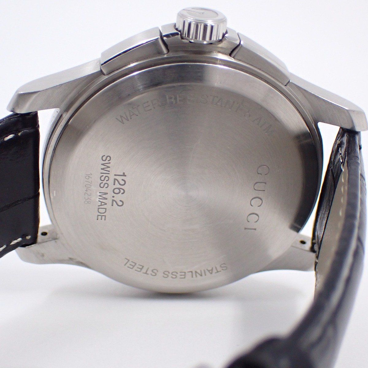 Gucci 126.2 Timeless Chronograph Quartz Watch Blue Dial External — view 9