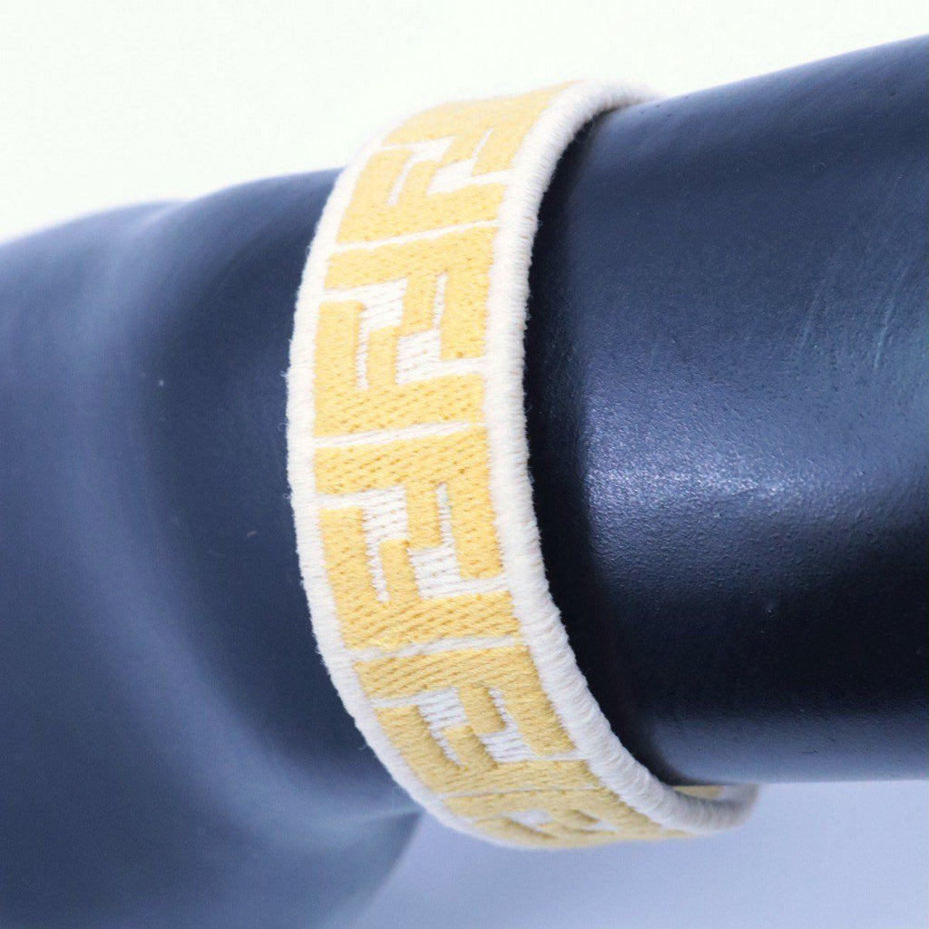 Fendi FF Logo Misanga Bracelet Yellow Size — view 8