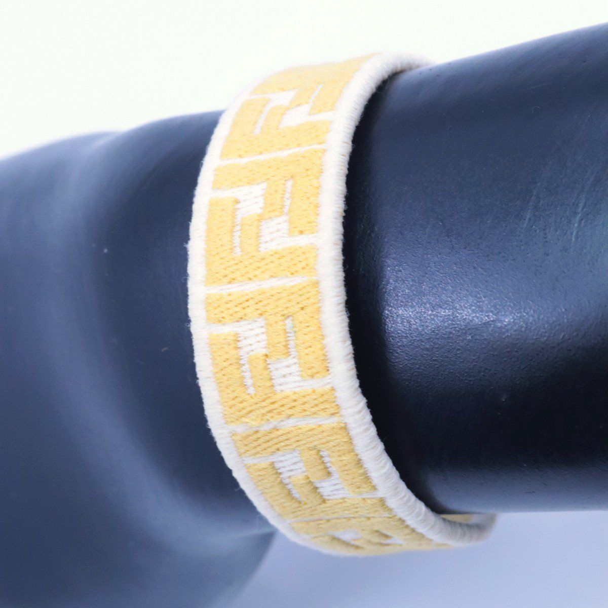 Fendi FF Logo Misanga Bracelet Yellow Size — view 8