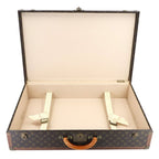 Louis Vuitton Monogram Bisten 75 Trunk Case Bag Brown Gold Hardware — view 7