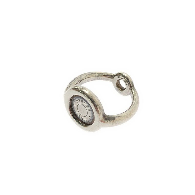 Hermes Serie Ring Engraved 925 47 Silver — view 4