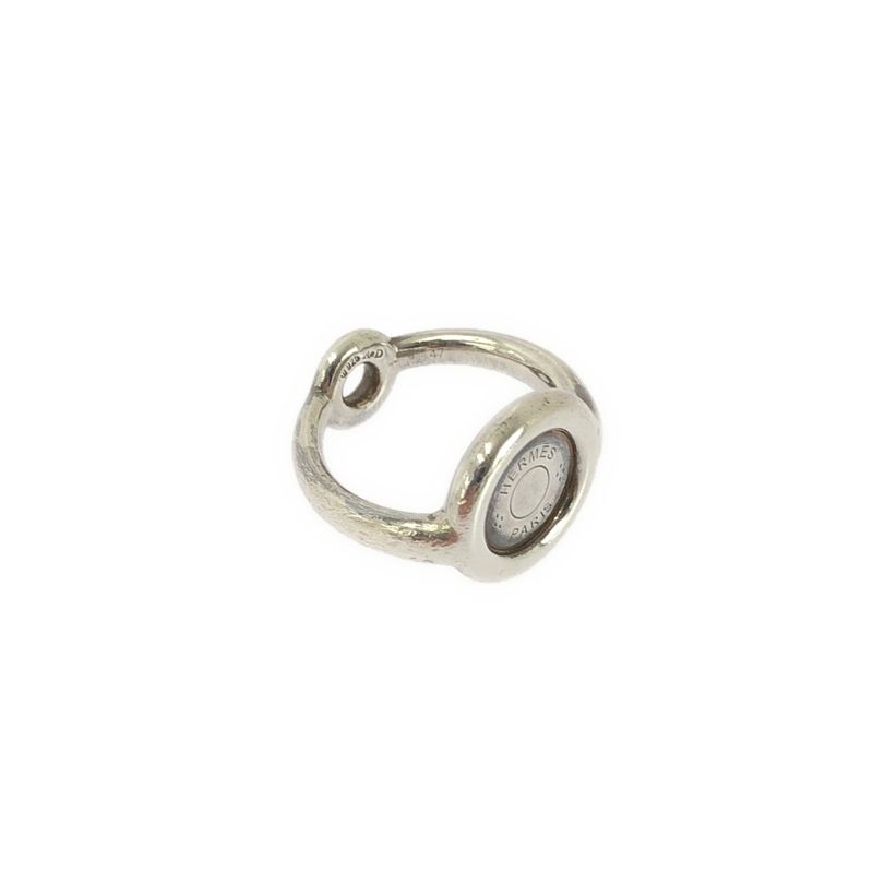 Hermes Serie Ring Engraved 925 47 Silver — view 3