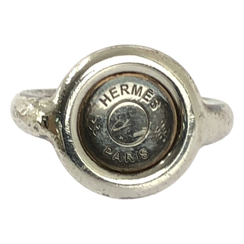 Hermes Serie Ring Engraved 925 47 Silver — view 6