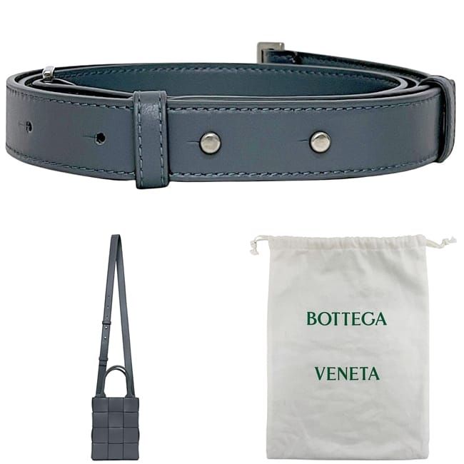 Bottega Veneta 2-Way Bag Mini Cassette Shoulder Gray — view 4