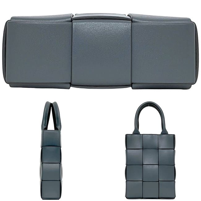 Bottega Veneta 2-Way Bag Mini Cassette Shoulder Gray — view 3