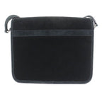 Saint Laurent Paris YSLmonogram Velvet Shoulder Bag Black Silver-hardw — view 4