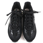 Chanel Coco Mark Leather Low Cut Sneakers Black White 37 Boxes — view 7