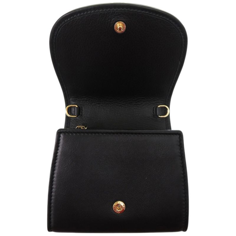 Gucci Chain Wallet Blondie Leather Black Bifold 1206 — view 7