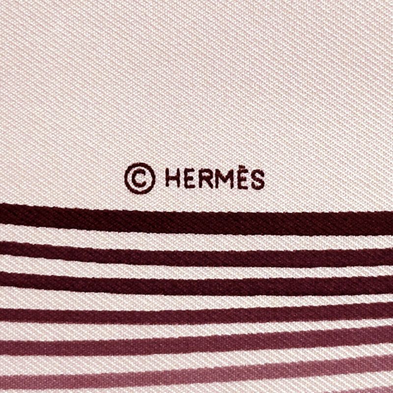 Hermes Scarf Carre 90 24 Faubourg Silk Pink — view 4
