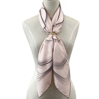 Hermes Scarf Carre 90 24 Faubourg Silk Pink — view 6