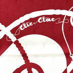 Hermes Scarf Carre 90 Clic Clac Silk Red White Horse — view 2