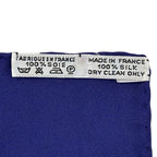 Hermes Scarf Carre 90 ART Des Steppes Step Silk Navy Multicolor — view 5
