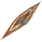 Hermes Scarf Pleated Carre Carpe DIEM Enjoy Your Day Silk Beige — view 6