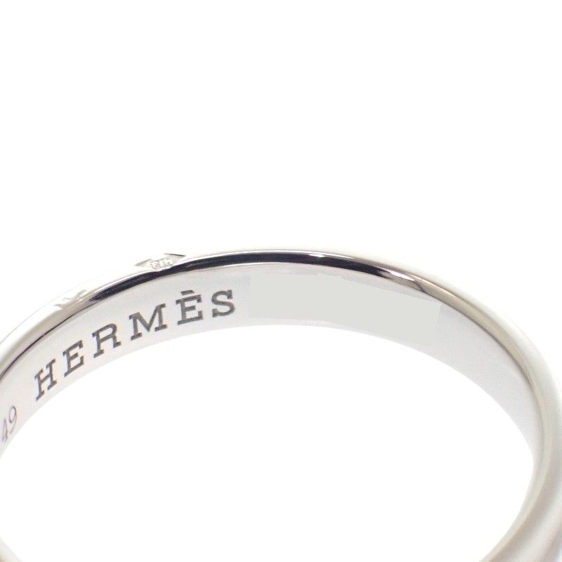 Hermes Empreinte Ring 18K White Gold 49 — view 9