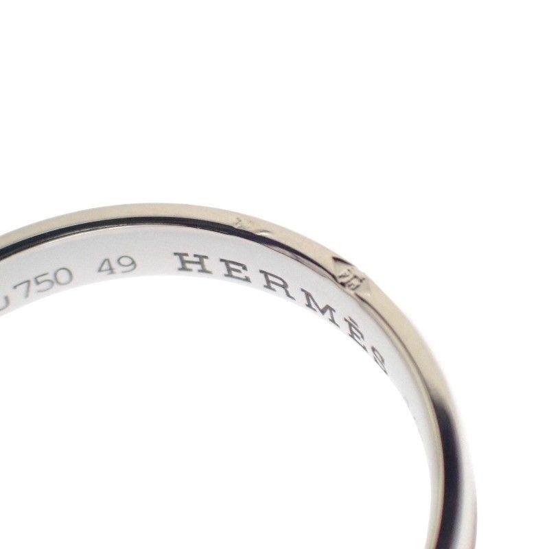 Hermes Empreinte Ring 18K White Gold 49 — view 7