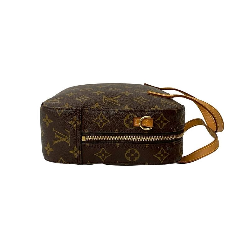 Louis Vuitton Spontini Monogram Leather 2-Way Shoulder Bag Brown 319-5 — view 7
