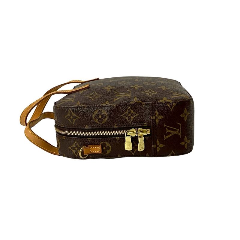 Louis Vuitton Spontini Monogram Leather 2-Way Shoulder Bag Brown 319-5 — view 6