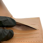 Chanel Quilted Coco Mark Caviar Leather Trifold — view 9