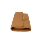 Chanel Quilted Coco Mark Caviar Leather Trifold — view 5