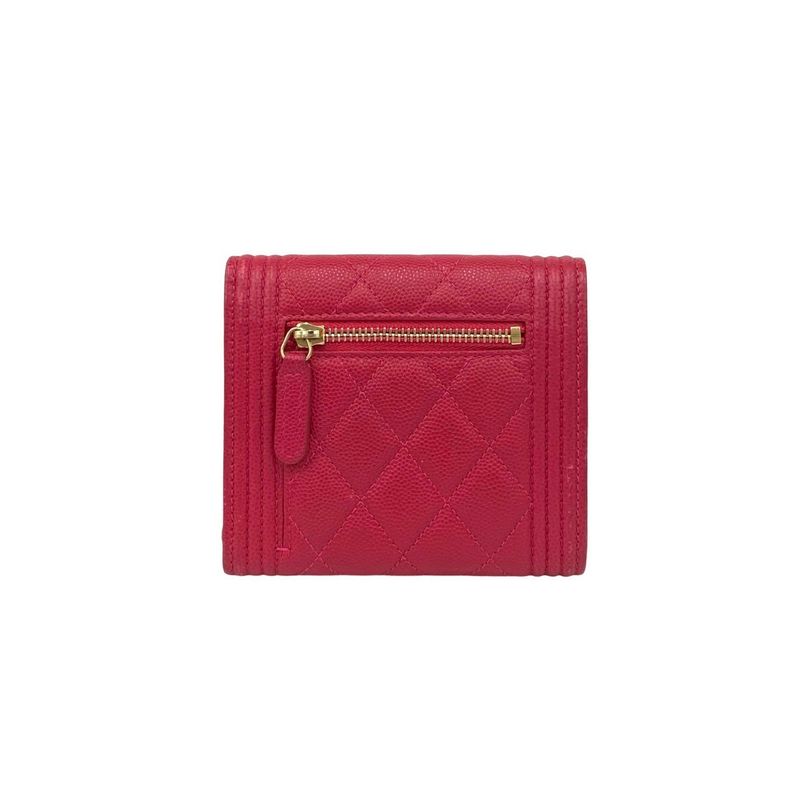 Chanel Coco Mark Caviar Leather Trifold Wallet Mini — view 2