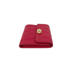 Chanel Coco Mark Caviar Leather Trifold Wallet Mini — view 5