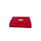 Chanel Coco Mark Caviar Leather Trifold Wallet Mini — view 3