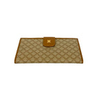 Celine Vintage Macadam Pattern Triomphe Logo Hardware Leather — view 6