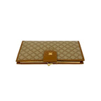 Celine Vintage Macadam Pattern Triomphe Logo Hardware Leather — view 3