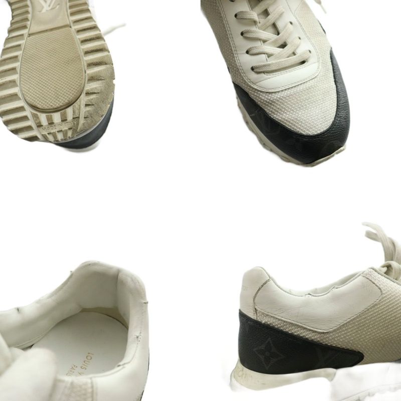 Louis Vuitton Run Away Line Sneakers 5.5 White Black SS OS — view 9