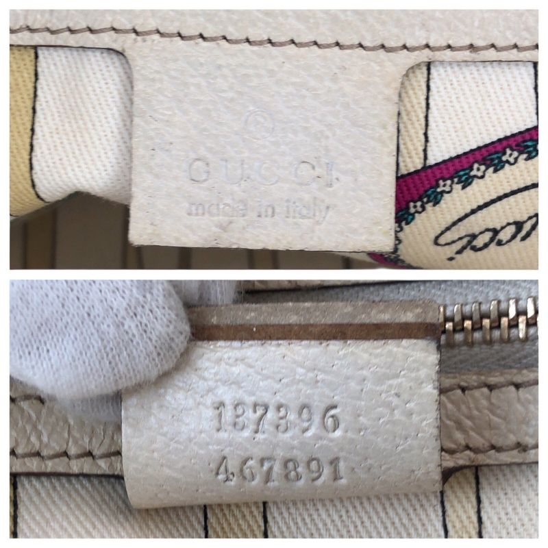 Gucci Sherry Line Beige Brown Gold Hardware GG Canvas Leather Tote Bag — view 5