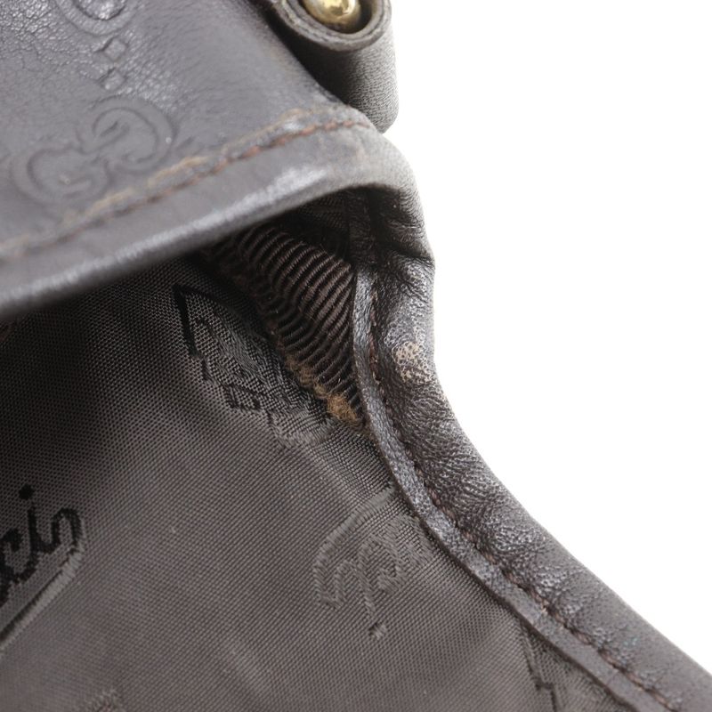 Gucci GG Guccissima Leather Brown Shoulder Bag — view 8