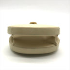 Loewe Vintage Anagram Mini Round Hand Bag Leather Beige Bag — view 4