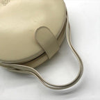 Loewe Vintage Anagram Mini Round Hand Bag Leather Beige Bag — view 7