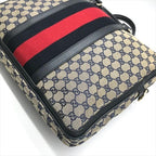 Gucci GG Canvas Business Bag 2-Way Bag Sherry Line Navy Bag — view 5