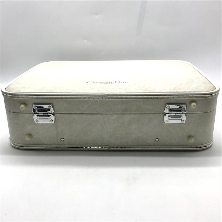 Dior Trunk Attache Case Travel Bag Vintage White — view 5