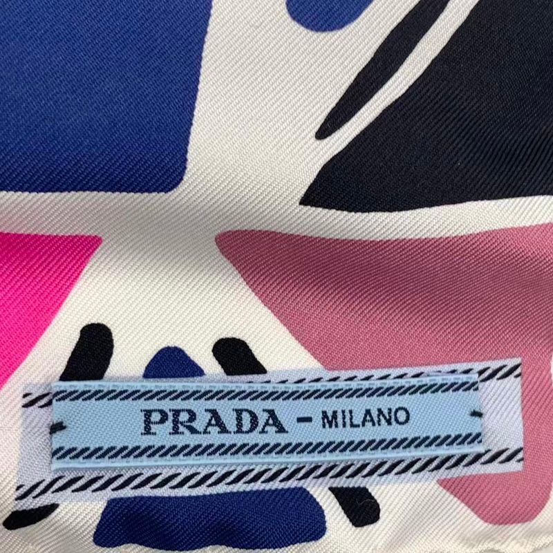 Prada Scarf Silk Arakurayama Sengen Park Multicolor Box — view 7