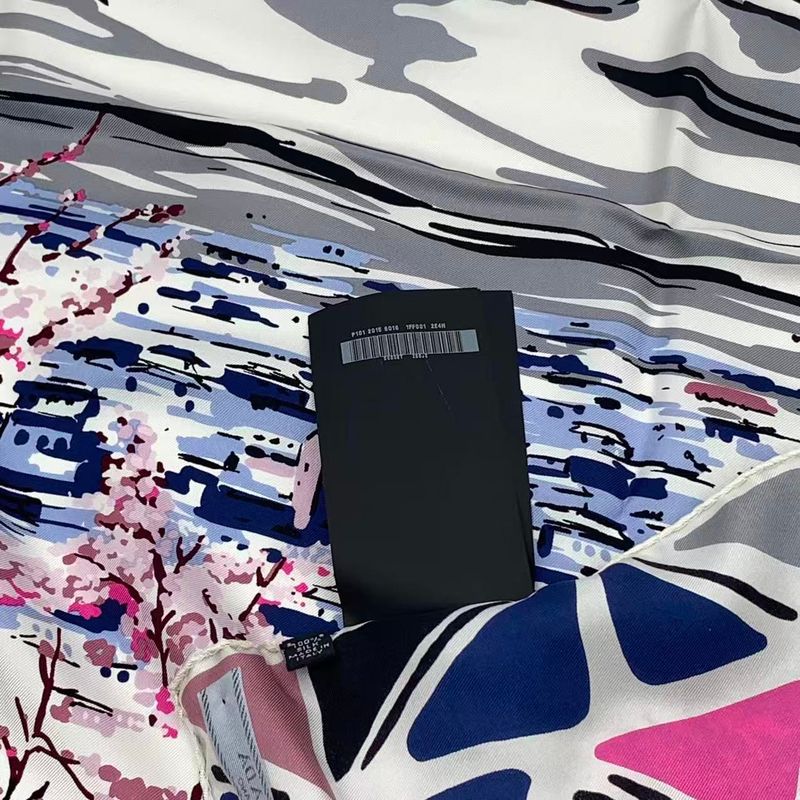 Prada Scarf Silk Arakurayama Sengen Park Multicolor Box — view 8