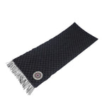 Louis Vuitton Echarpe Damier Graphite Map Muffler Wool Alpaca Black Scarf — view 4