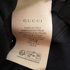 Gucci Logo Baseball Cap Hat Cotton Black 0522 — view 8