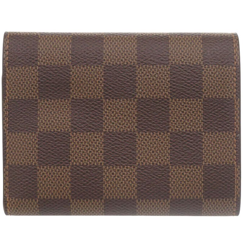 Louis Vuitton Portefeuille Victorine Damier Red Brown Trifold — view 2